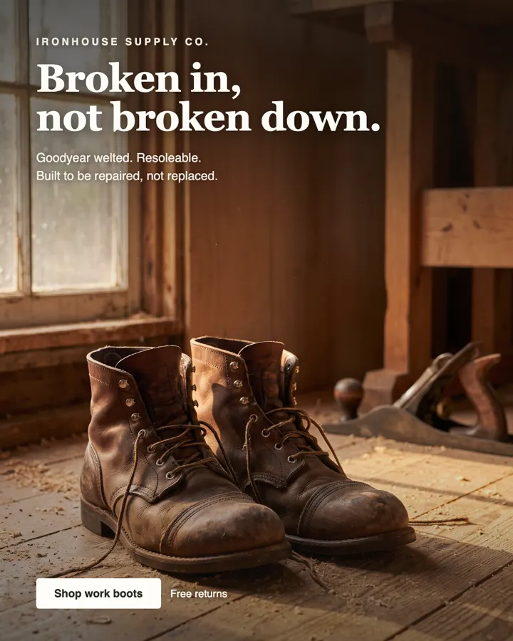 Ironhouse Supply ad