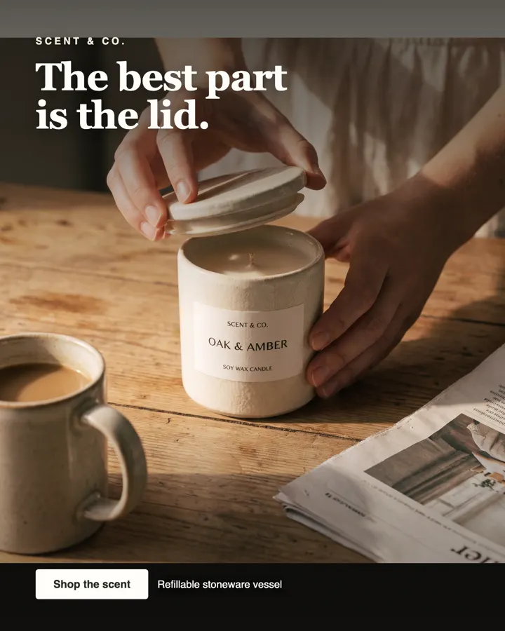 Scent and Co hands ad
