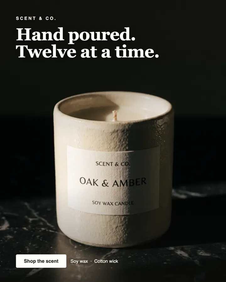 Scent and Co studio ad